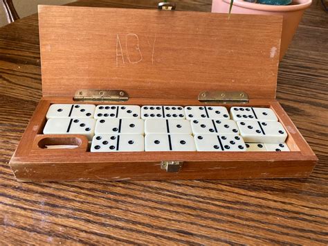 Vintage Dominos With Box 